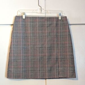 Rachel Zoe Checkered Mini Skirt
